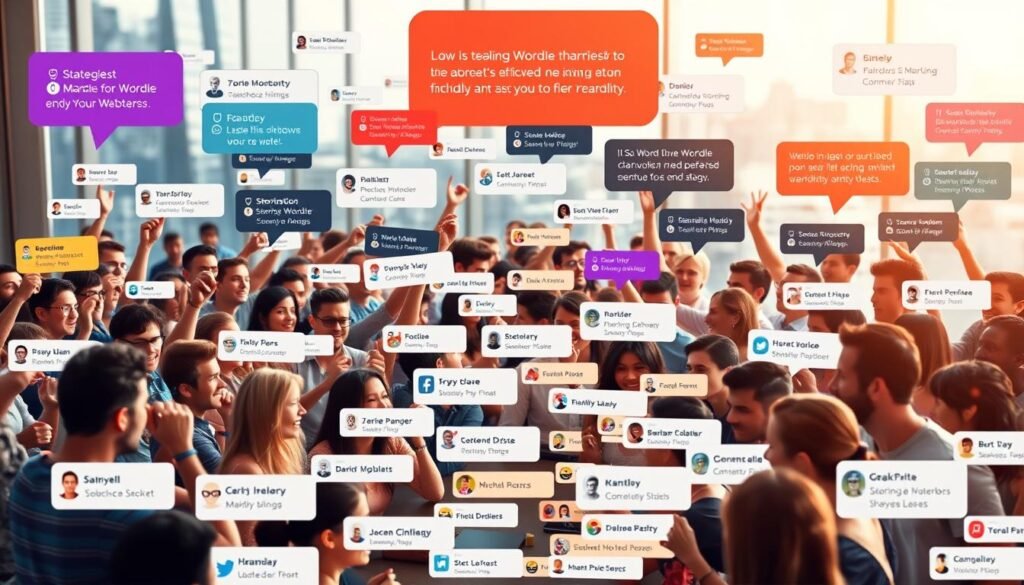Wordle scores sharing in the online word game community