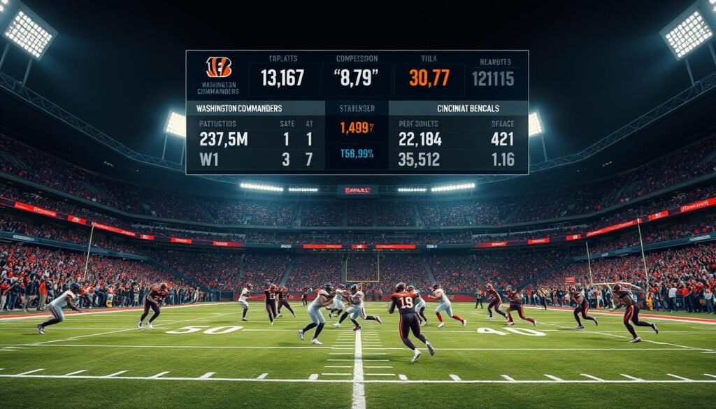 washington commanders vs bengals match player stats