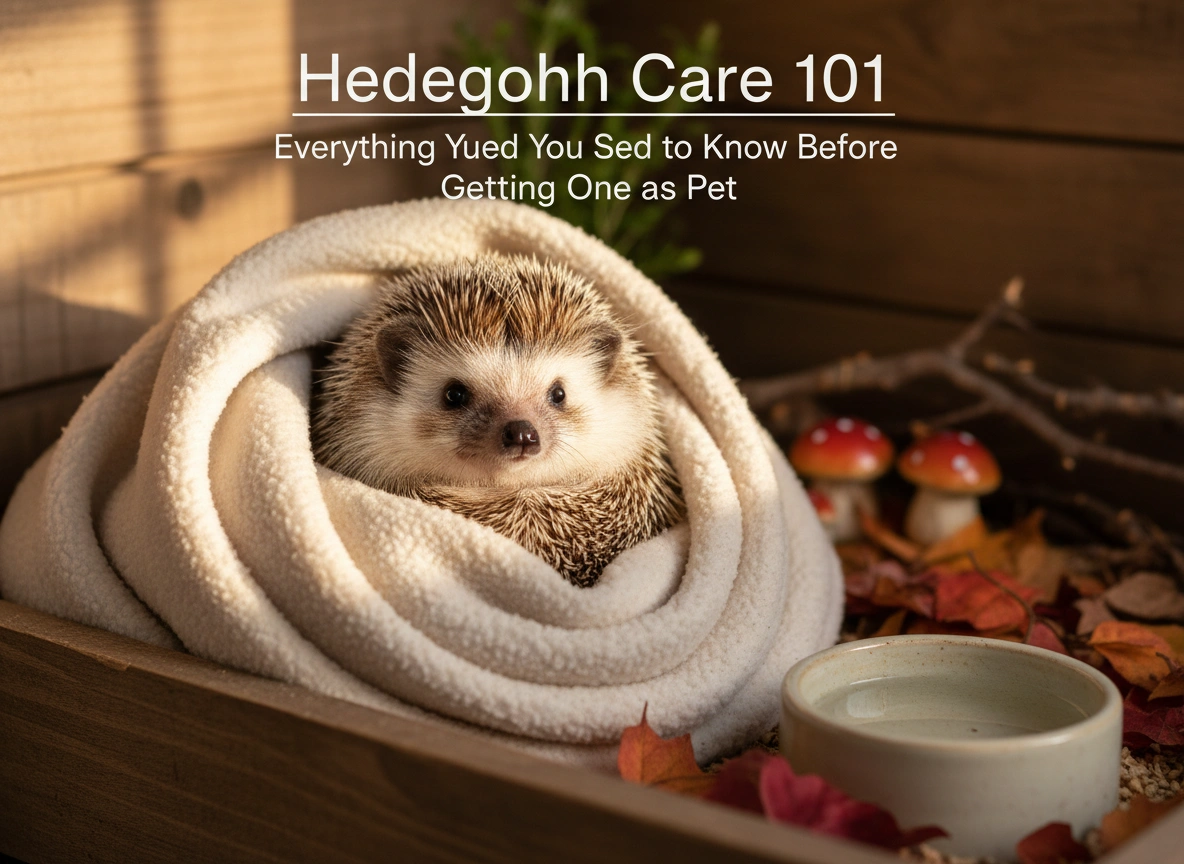 Hedgehog Care 101: A Guide to Owning a Pet Hedgehog
