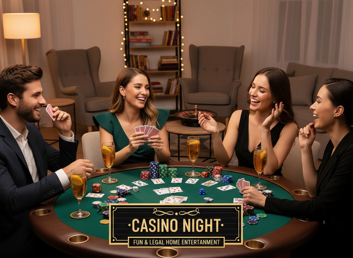 Host Casino Nights at Home: Entertainment Without Legal Issues