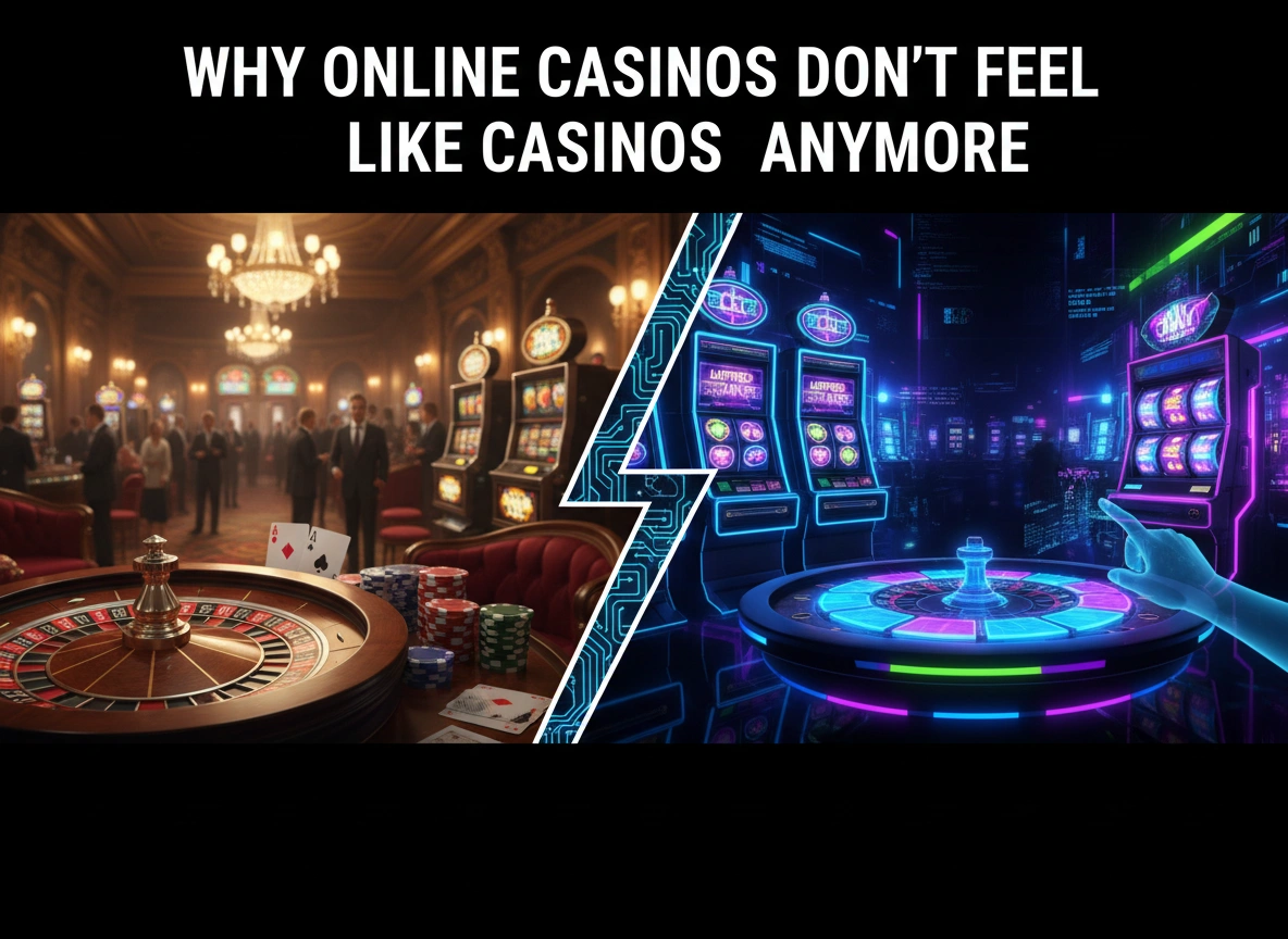 Why Online Casinos Don’t Feel Like Casinos Anymore