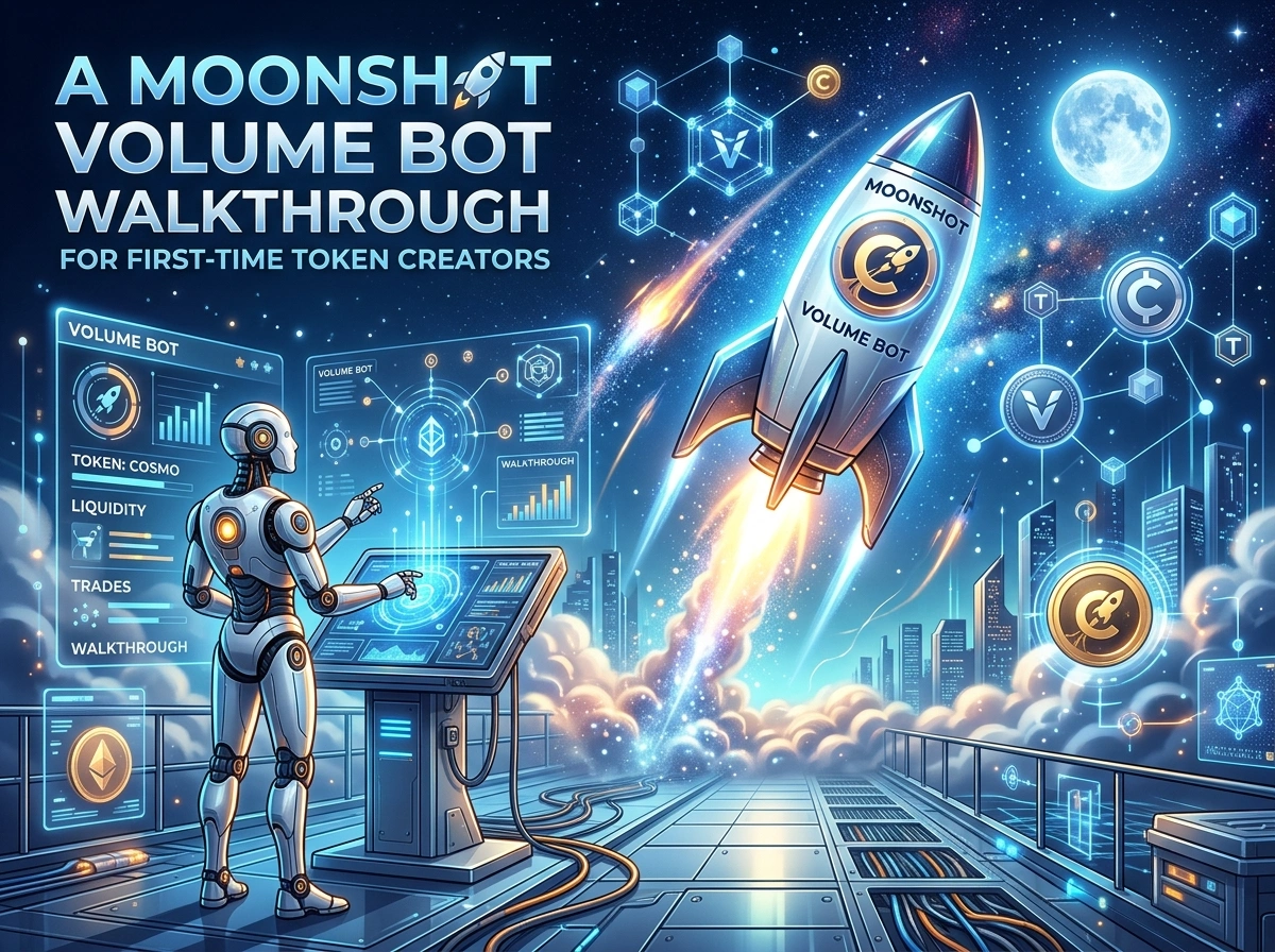 A Moonshot Volume Bot Walkthrough for First-Time Token Creators
